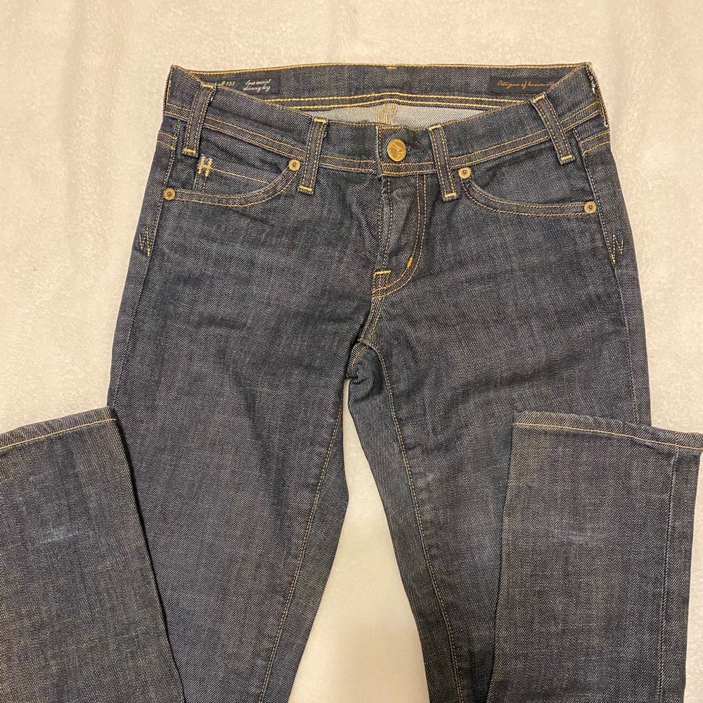 Citizens ; size 25. Inseam 7. Length 32